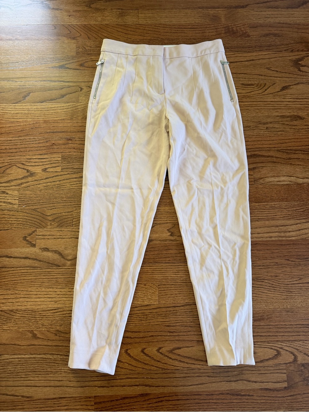MAXMARA SPORTMAX Pink Tapered self Trouser Pants 8